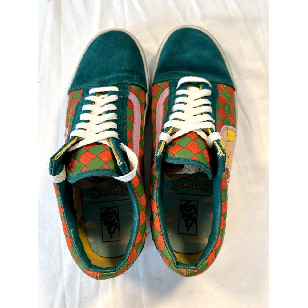 Vans Old Skool X Simpsons Moes Tavern Skate Shoes Men's Green